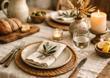 Doğal Dokularla Masa Estetiği